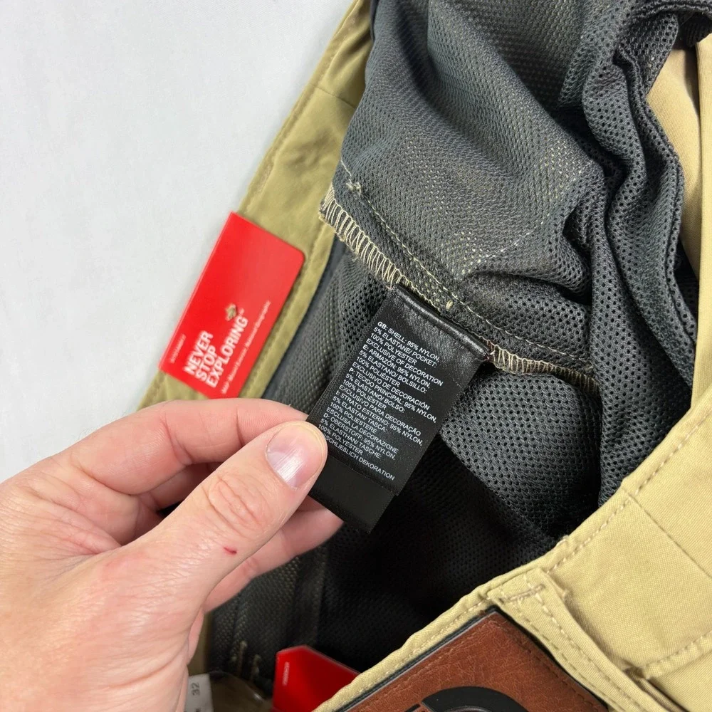 The North Face Pants Mens 32 Brown Sprag 5 Pocket Chino Outdoor Water Resist NEW